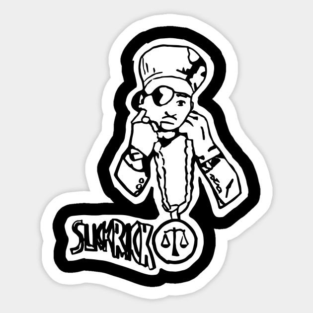 Slick Rick Sticker by MadNice Media